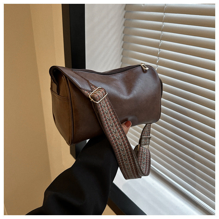 Bolso pequeño retro, bolso de hombro de moda para mujer