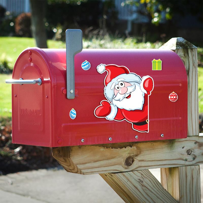 Juego de imanes navideños para refrigerador: diseños de árbol festivo, Papá Noel, reno y muñeco de nieve para decorar la cocina y el garaje. Ideal para niños. Edición 2025.