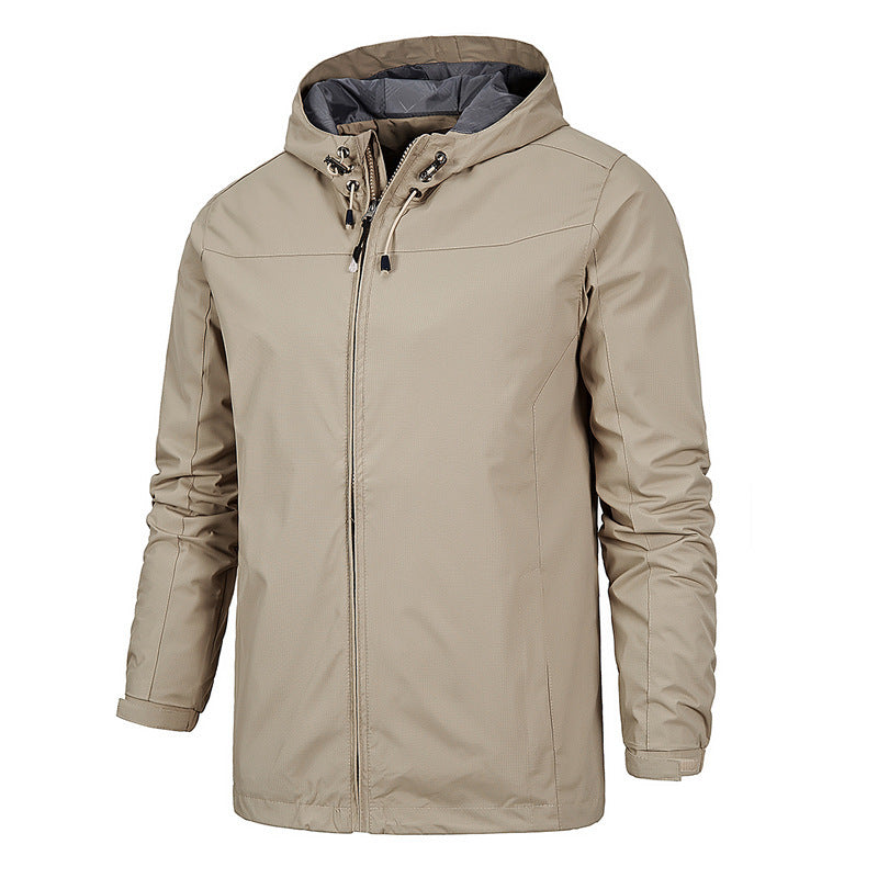 Chaqueta para hombre, impermeable para todas las estaciones.