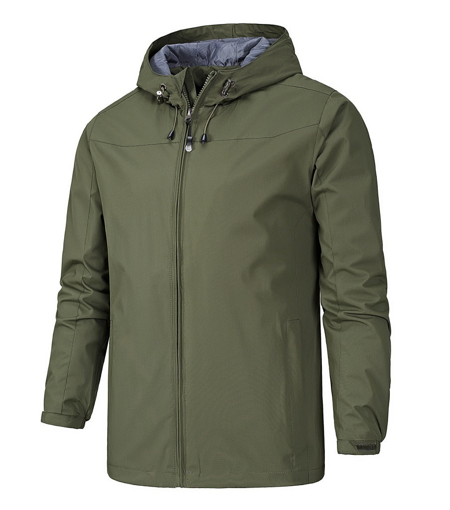 Chaqueta para hombre, impermeable para todas las estaciones.