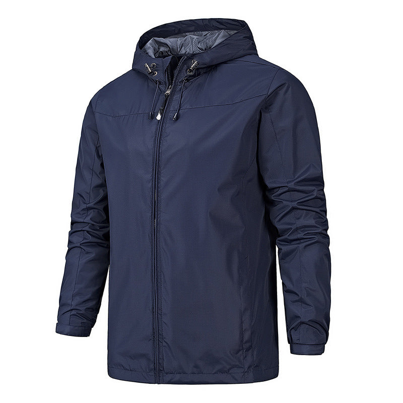 Chaqueta para hombre, impermeable para todas las estaciones.