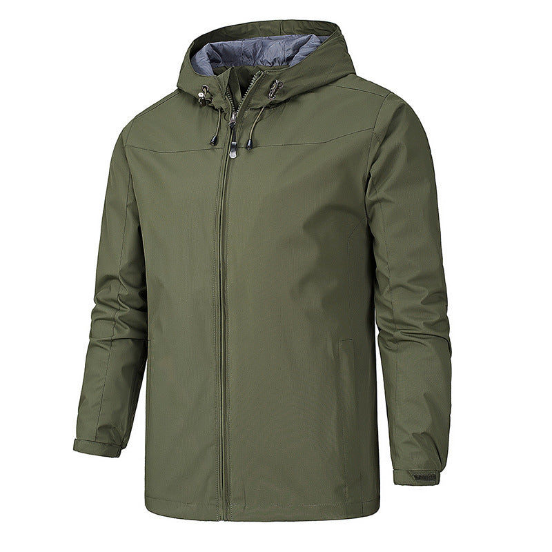 Chaqueta para hombre, impermeable para todas las estaciones.