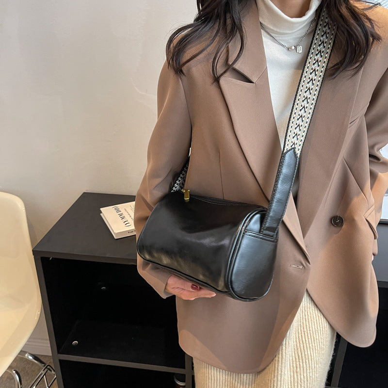 Bolso pequeño retro, bolso de hombro de moda para mujer