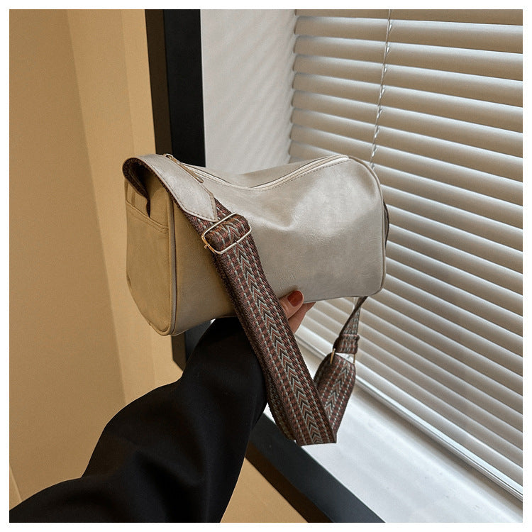 Bolso pequeño retro, bolso de hombro de moda para mujer