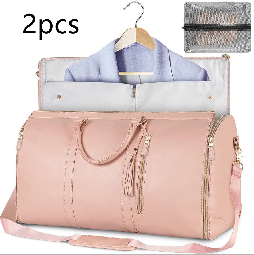 Bolsa de viaje de gran capacidad, bolso de mano plegable para mujer.