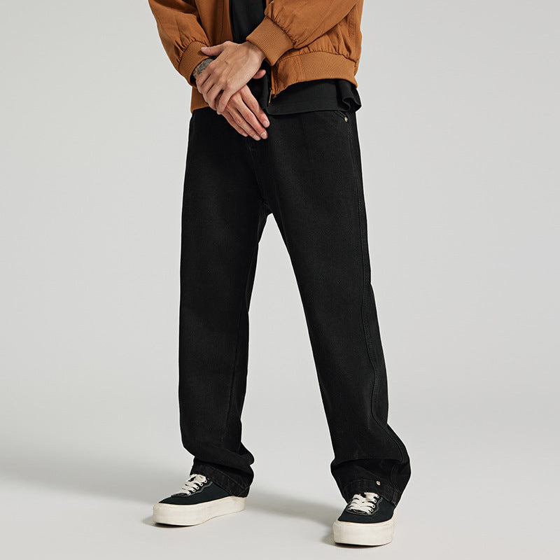Pantalones vaqueros rectos y holgados para hombre
