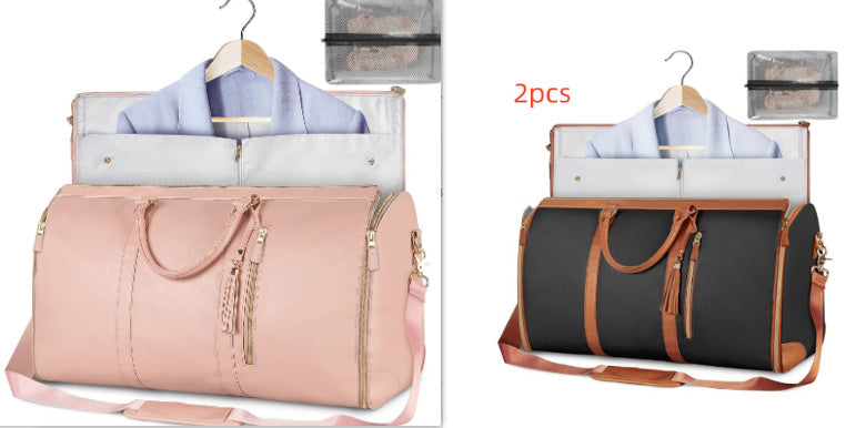 Bolsa de viaje de gran capacidad, bolso de mano plegable para mujer.