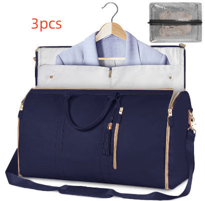 Bolsa de viaje de gran capacidad, bolso de mano plegable para mujer.