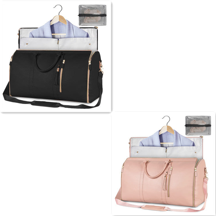 Bolsa de viaje de gran capacidad, bolso de mano plegable para mujer.