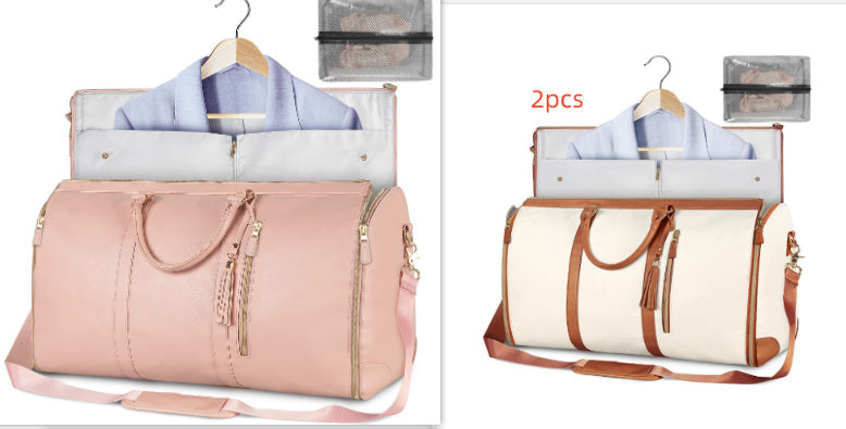 Bolsa de viaje de gran capacidad, bolso de mano plegable para mujer.