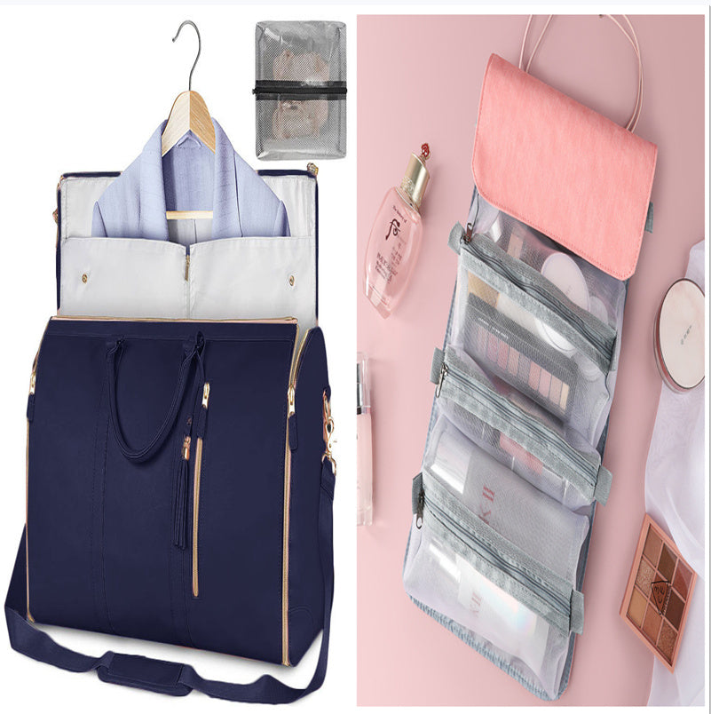 Bolsa de viaje de gran capacidad, bolso de mano plegable para mujer.