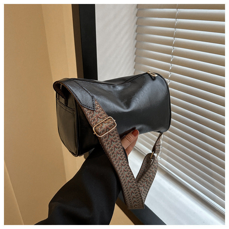 Bolso pequeño retro, bolso de hombro de moda para mujer